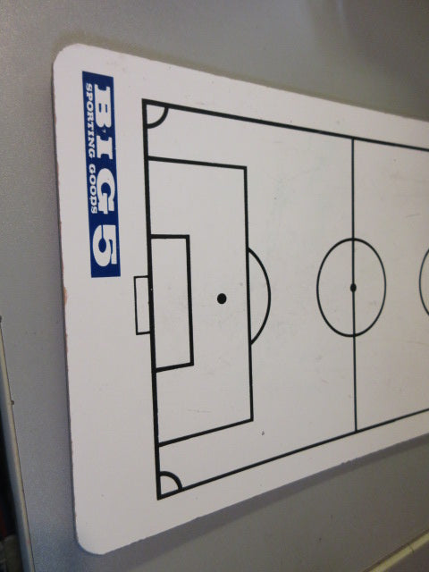 Used Soccer Dry Erase Clipboard