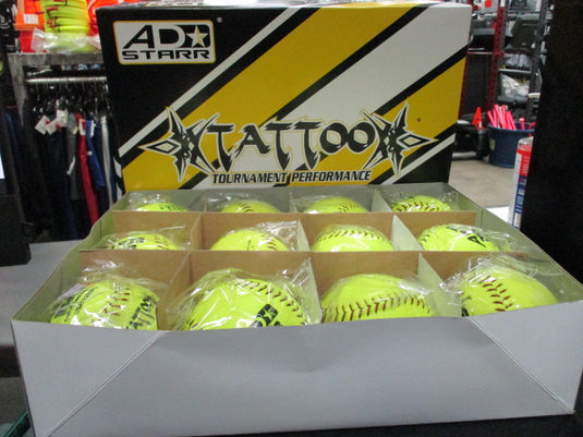 AD Starr Tattoo 12'' Softball Usa .52 Cor 1 Dozen