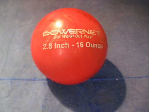 Used Powernet 2.8 inch 16oz. Weighted Training Ball