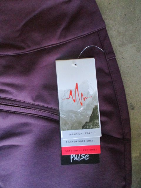 New Pulse Envy Soft Shell Ladies Snow Pants Adult Size Large - Merlot