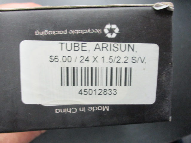 Load image into Gallery viewer, New ARISUN 24x1.50/2.2 Shrader Valve Bicycle Tube
