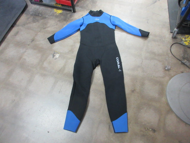 Load image into Gallery viewer, Used Hevto Coral I Wetsuit Size 16 (legs cut at bottom)
