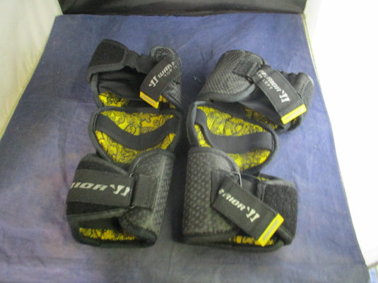 Used Warrior MPG 8.0 Lacrosse Elbow Guards Size Medium