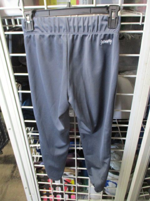 Used Intensity Grey Elastic Bottom Softball Pants Adult Size Small