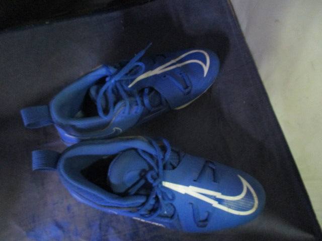 Load image into Gallery viewer, Used Nike Alpha Menace Blue Football Cleats Size 9
