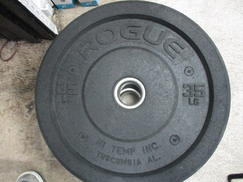 Used Rogue 35LB Hi Temp Bumper Plate (Set OF 2)