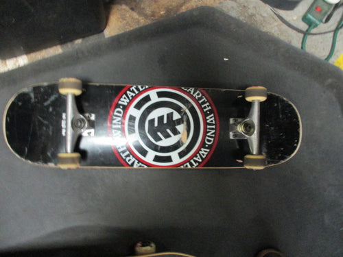 Used Element wind water and earth Complete Skateboard Black