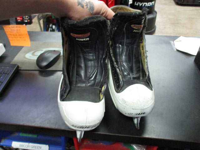 Load image into Gallery viewer, Used Bauer Supreme Power Hockey Goalie Skates Size 5 D ( Size 6 Shoe)- NO LACE
