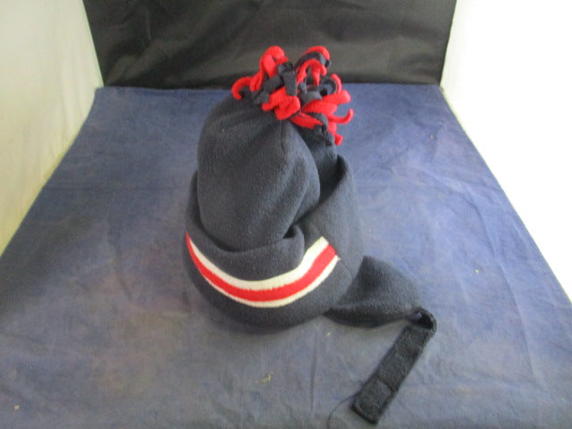 Load image into Gallery viewer, Used Velcro Red &amp; White Winter Beanie
