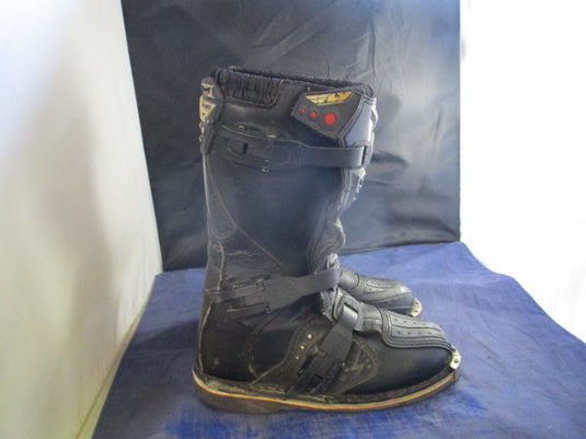 Used Fly Racing Maverik Motorcross Boots Youth Size 5 - wear