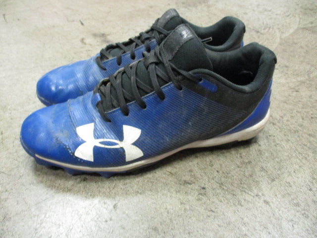 Load image into Gallery viewer, Used Under Armour Royal Cleats Size 9.5
