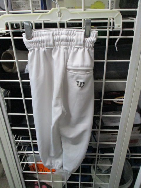 Load image into Gallery viewer, Used Wilson Elastic Bottom Pants Youth Size Small - worn
