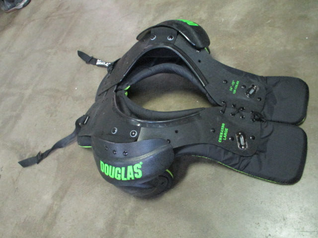 Load image into Gallery viewer, Used Douglas Commando Football Shoulder Pads Size Large 120-135lbs
