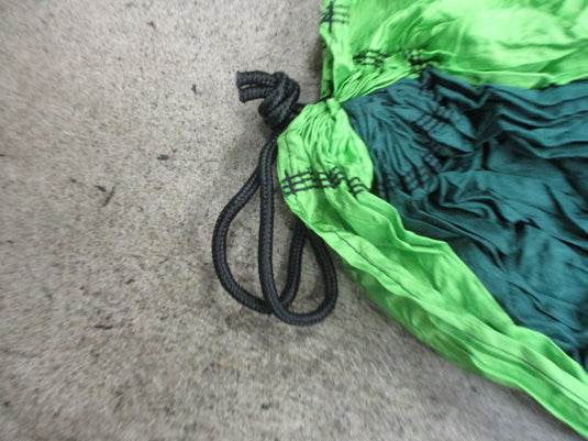 Used Light Green And Dark Green Hammock