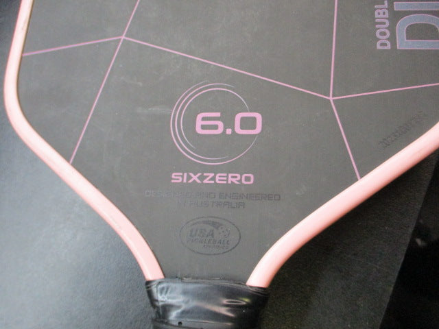 Load image into Gallery viewer, Used Sixzero 6.0 Double Black Diamond Pickleball Paddle
