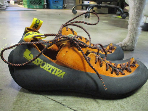 Used LA SPORTIVA Orange-  Size 8.5 Climing Shoes