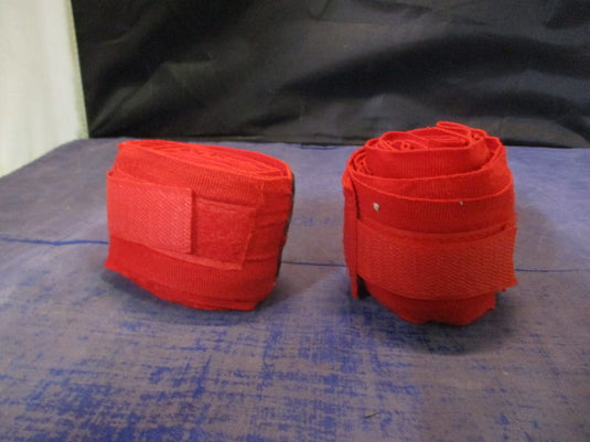 Used Sanabul Red Hand Wraps - 180"