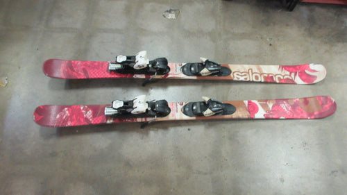 Used Salomon MaiTai Jr Downhill Skis w/ Salomon Bindings Size 130cm