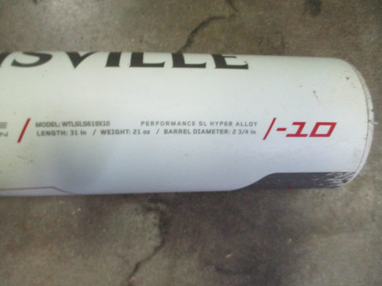 Used Louisville Slugger Solo 619 31" (-10) USSSA Bat
