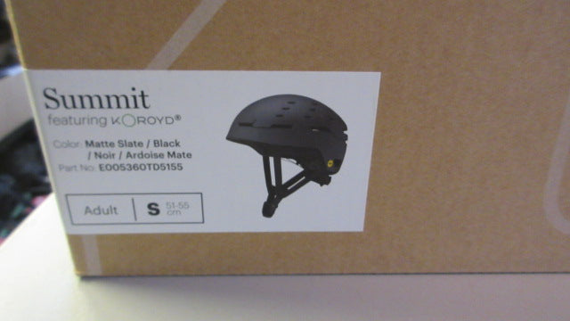 Load image into Gallery viewer, Smith Summit Mips BOA Snow Helmet Size Adult Small Matte Gray (Demo)
