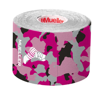 NEW Mueller Kinesiology I-Strip Roll - 20 Strips 2.0 in x 16.4' Pink Camo