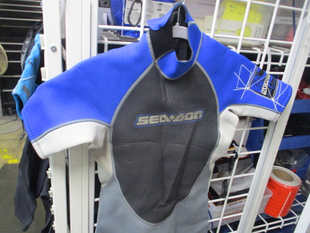 Load image into Gallery viewer, Used Sea Doo Stallion Junior Shorty Wetsuit Size 12
