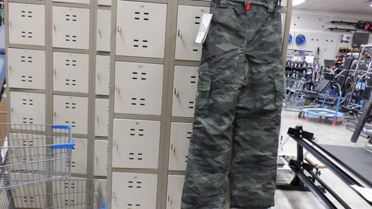 New Sportcaster Boys Cargo Snow Pants Youth Size Large (7) - Camo