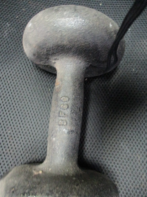 Used Cast Iron 15 LB Dumbbell