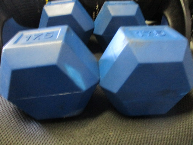 Load image into Gallery viewer, Used Hampton Dumbbells Set (35LB) 2 (17.5LB)
