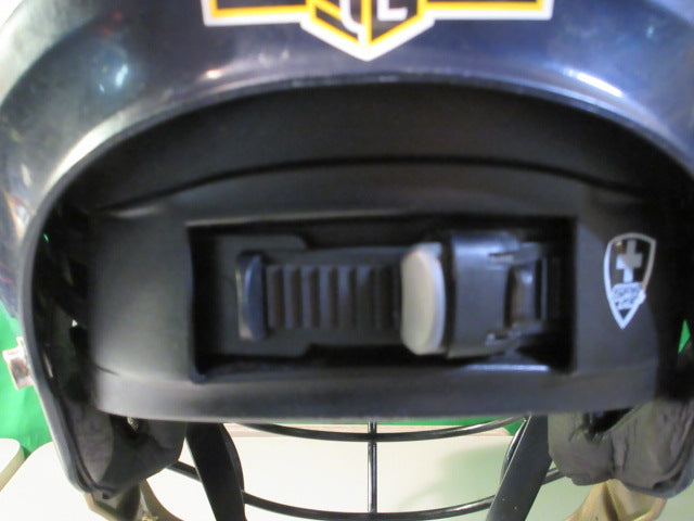 Load image into Gallery viewer, Used Cascade CPX-R OSFM Blue/Gold Lacrosse Helmet
