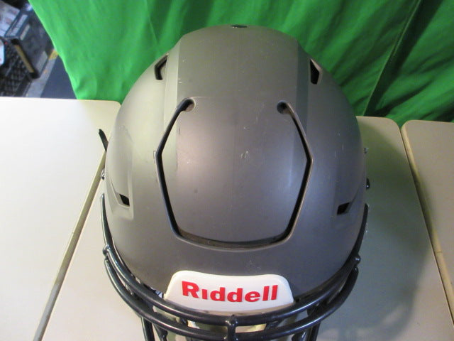 Load image into Gallery viewer, Used Riddell Speed Flex Grey Youth XL Football Helmet -Initial Season 2021
