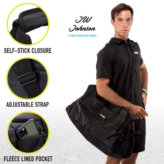 New Franklin Elite Pickleball Duffle Bag - Black