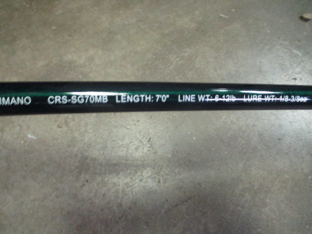 Load image into Gallery viewer, Used Shimano Crusial Graphite Rod 7&#39; CRS-SG70MB Fishing Pole (Broken Tip)
