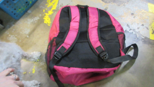 Used Pink Soccer Backpack