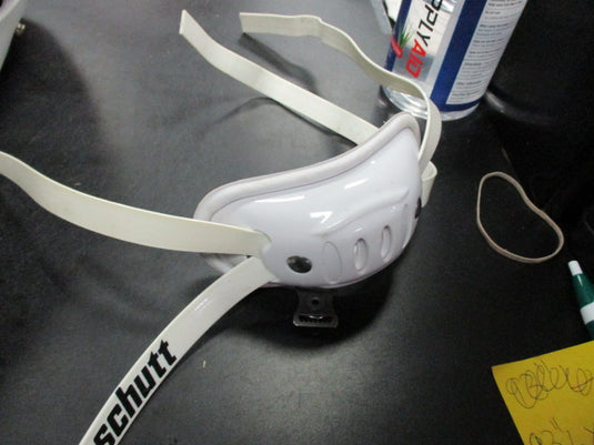 Used Schutt Football helmet Chin Strap White