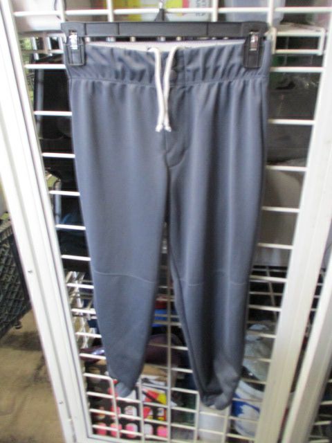 Load image into Gallery viewer, Used Intensity Grey Elastic Bottom Softball Pants Adult Size Small
