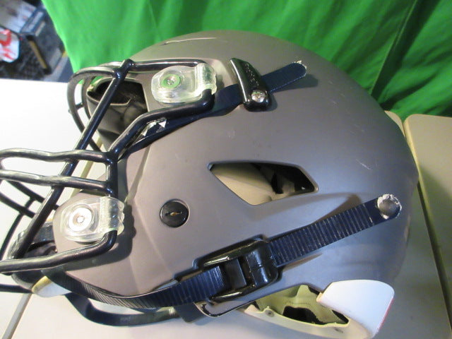 Load image into Gallery viewer, Used Riddell Speed Flex Grey Youth XL Football Helmet -Initial Season 2021
