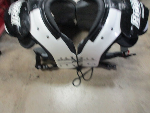 Used Riddell Warrior II X Size XL Shoulder Pads With Rib Protector