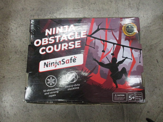 Used Ninja Obstacle Course For Kids Backyard Outdoor Warrior Obstacle Playset