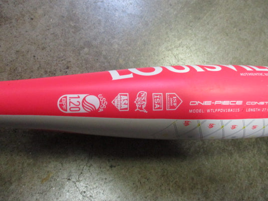 Used Louisville Slugger Diva 27" (-11.5) Alloy Fastpitch Softball Bat