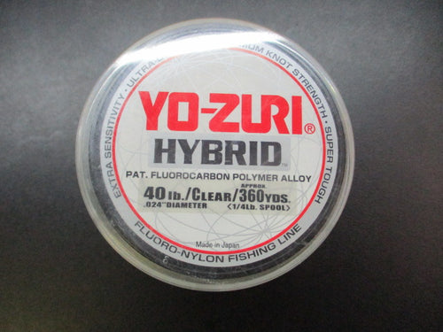 Used YO-Zuri Hybrid 40lb Clear Fisning Line
