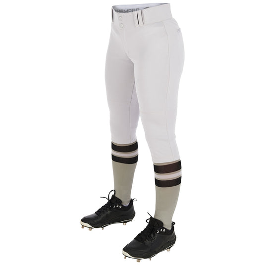 New Champro Tournament Knicker Bottom Softball Pants Adult Size XL - White