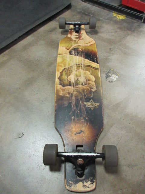 Load image into Gallery viewer, Used Dusters Deep 42&quot; Bamboo Longboard
