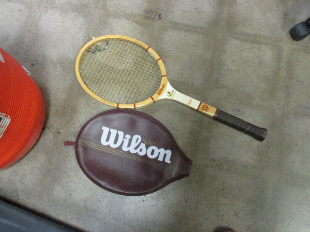 Load image into Gallery viewer, Used Vintage Wilson Jack Kramer Autograph Tennis Racket 4 3/8 M Tennis Raquet
