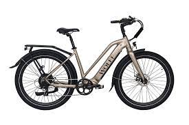 New Vela Plus Fat Tire Urban E-Bike Champagne 7-Speed