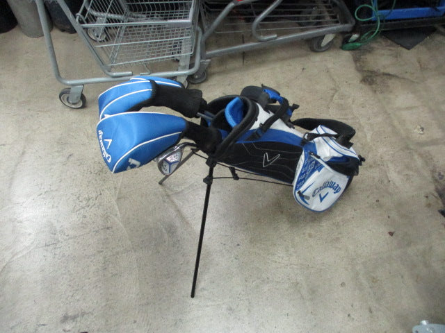 Load image into Gallery viewer, Used Callaway XJ Junior Golf Set 7, 9 , Sand wedge FW Wood, Driver, Hybird
