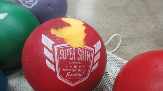 Used Super Skin Franklin Dodge Ball Set of 10