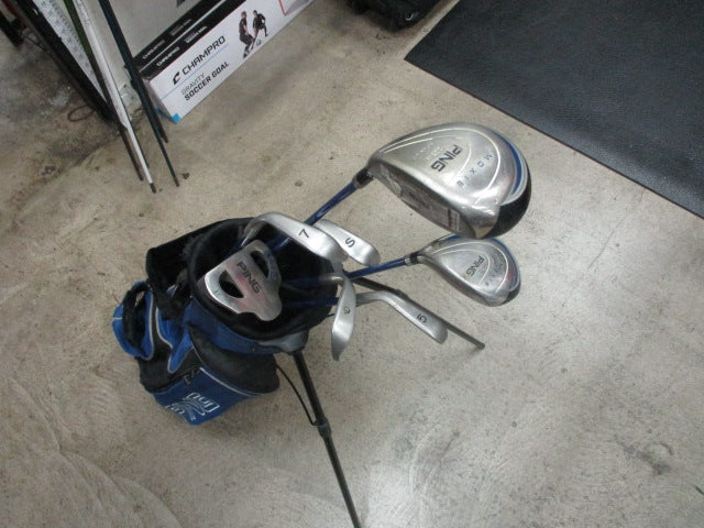 Load image into Gallery viewer, Used Ping Moxie JR Golf Set 5-7, SandWedge Fairway Wood Putter, Driver- RH
