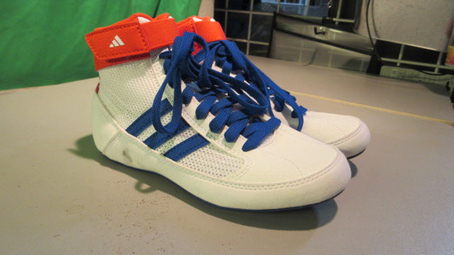 Load image into Gallery viewer, Used Adidas HVC Size 13K Wrestling Shoes
