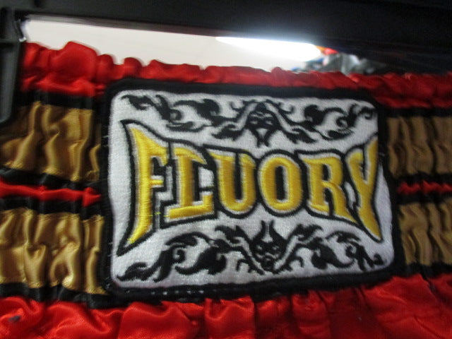 Load image into Gallery viewer, Used Fluory Muay Thai Shorts Size Medium
